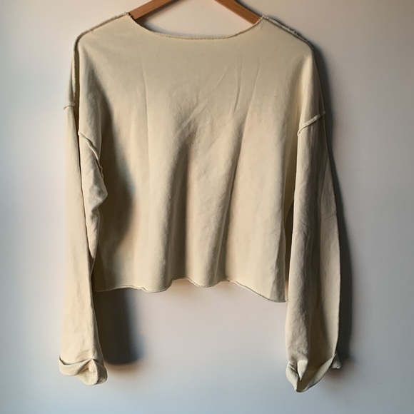 Y2K | Floral Graphic Cottage Core Cropped V-neck Lightweight Cozy Knit Shirt Top - Picture 6 of 6